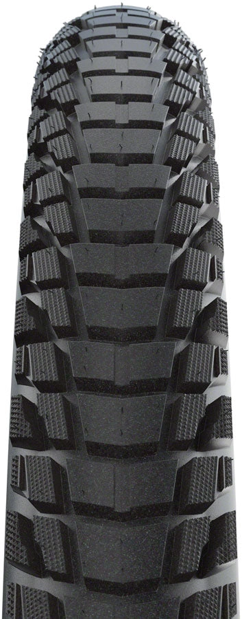 Schwalbe Marathon Plus Tour Tire - 700 x 38 Clincher Wire BLK/Reflective Performance Line SmartGuard Addix E-50