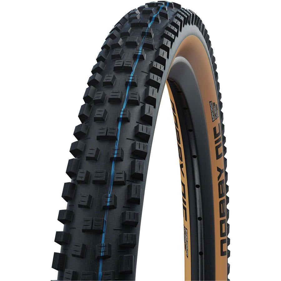 Schwalbe Nobby Nic Tire 29 x 2.40, Tubeless, Folding, Black/Tan, Evolution Line, Addix SpeedGrip, Super Ground, Mountain Bike Tire