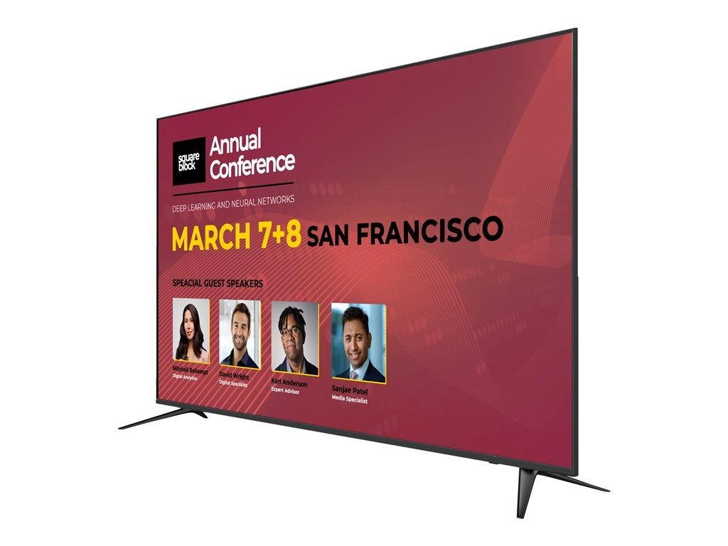 Sharp 4P-B75EJ2U - 75 Diagonal Class (74.5" viewable) - Aquos 4P B Series LED-backlit LCD TV - interactive digital signage -