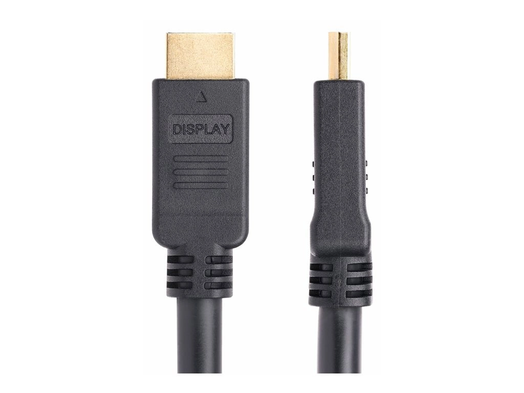 StarTech.com 15m Active HDMI 2.0 Cable, CMP, Plenum Rated, 4K 60Hz - High Speed - HDMI cable - HDMI male to HDMI male - 49 ft HD2AP-15M-HDMI-CABLE