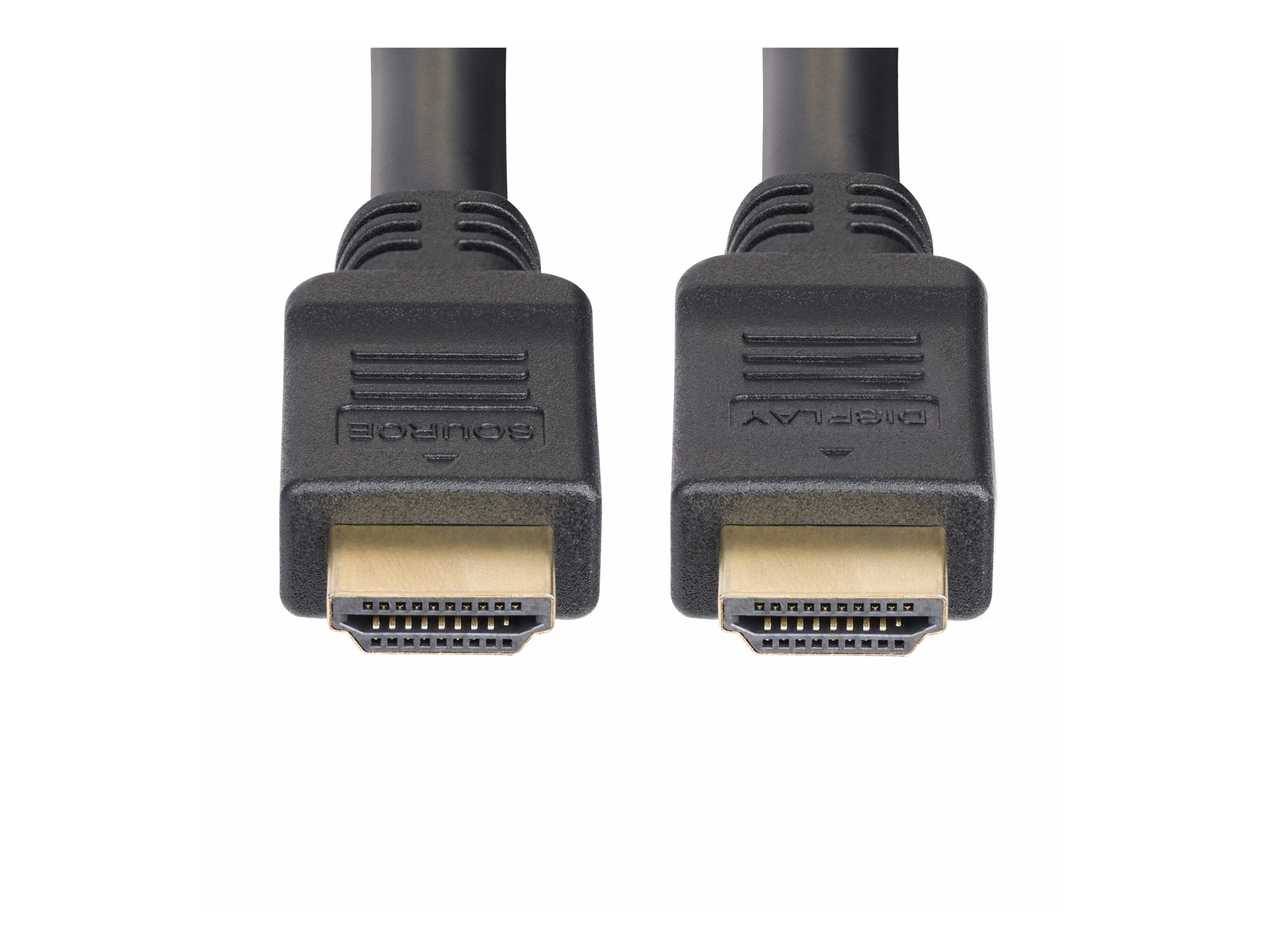 StarTech.com 15m Active HDMI 2.0 Cable, CMP, Plenum Rated, 4K 60Hz - High Speed - HDMI cable - HDMI male to HDMI male - 49 ft HD2AP-15M-HDMI-CABLE