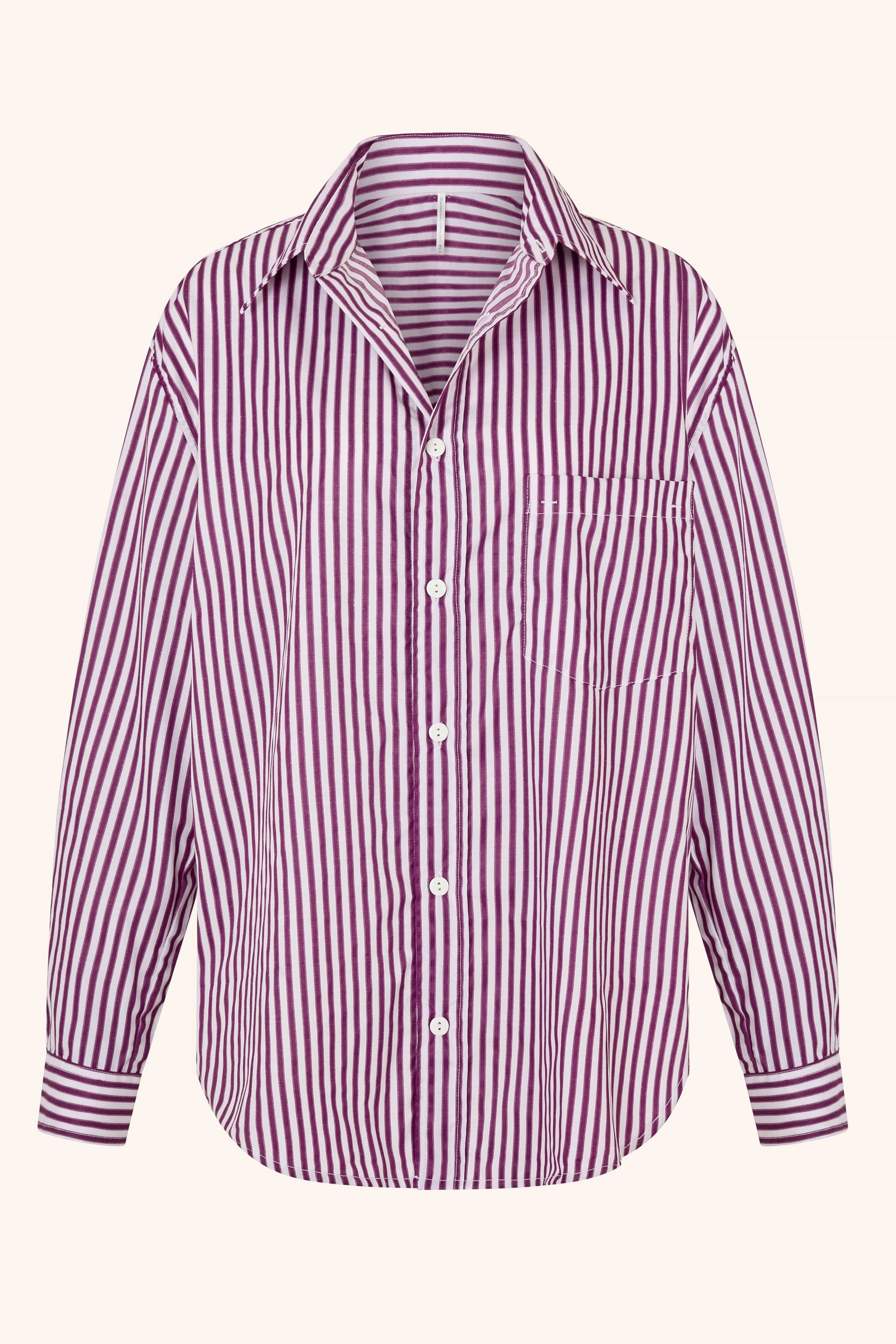 Striped Shirt Grey