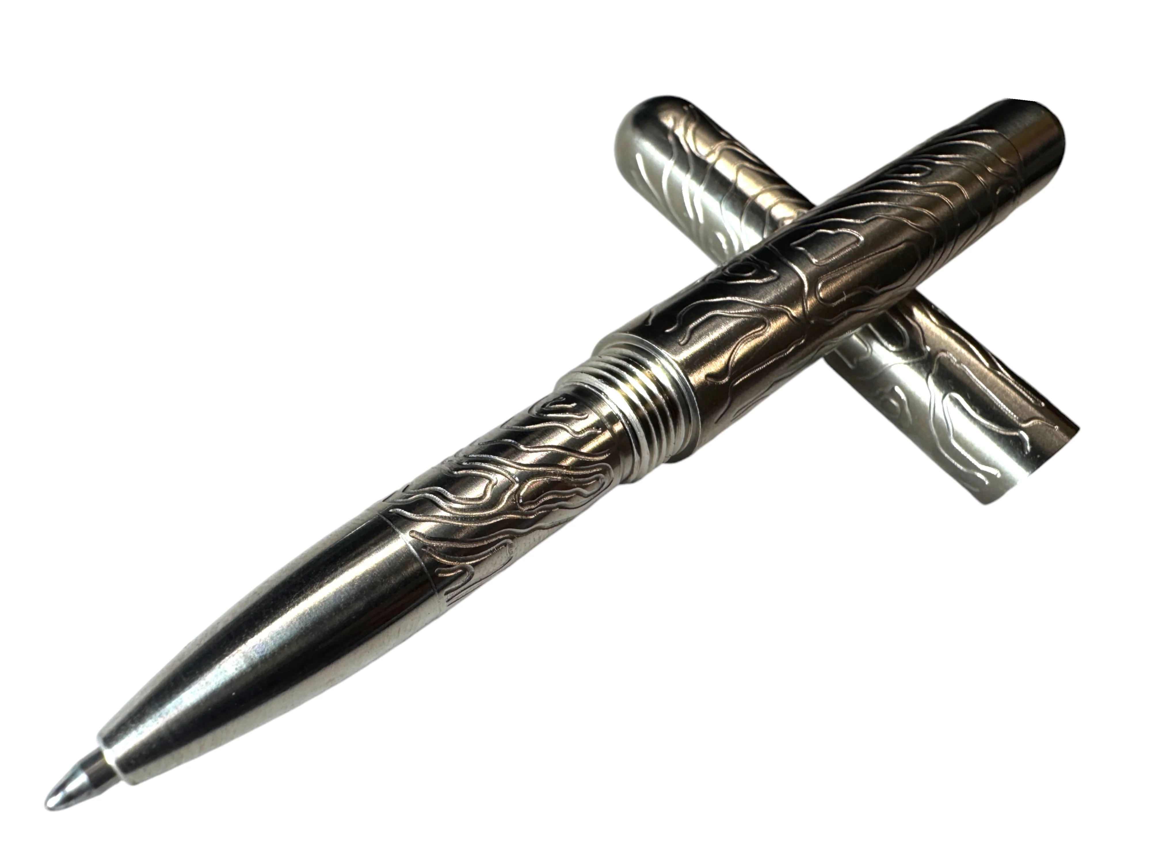 Titanium Embassy Pen ( Rev 8 ) - Topography Edition