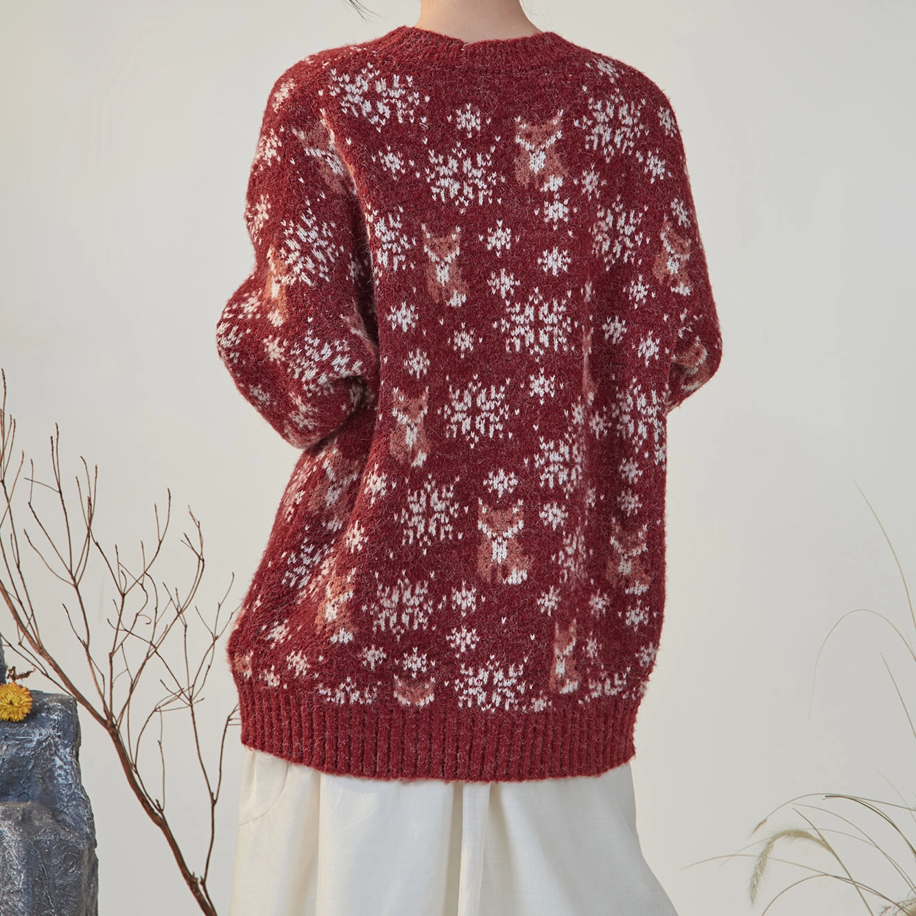 Winter Fox Sweater (3 Colors)