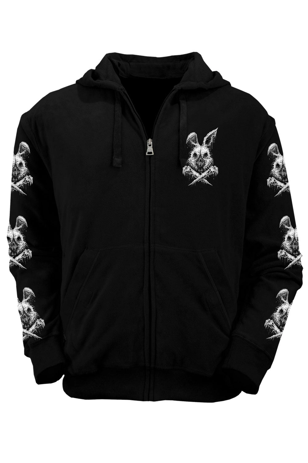 Zombunny Hoodie [Zipper or Pullover] [CREEPY COLOR VERSION]