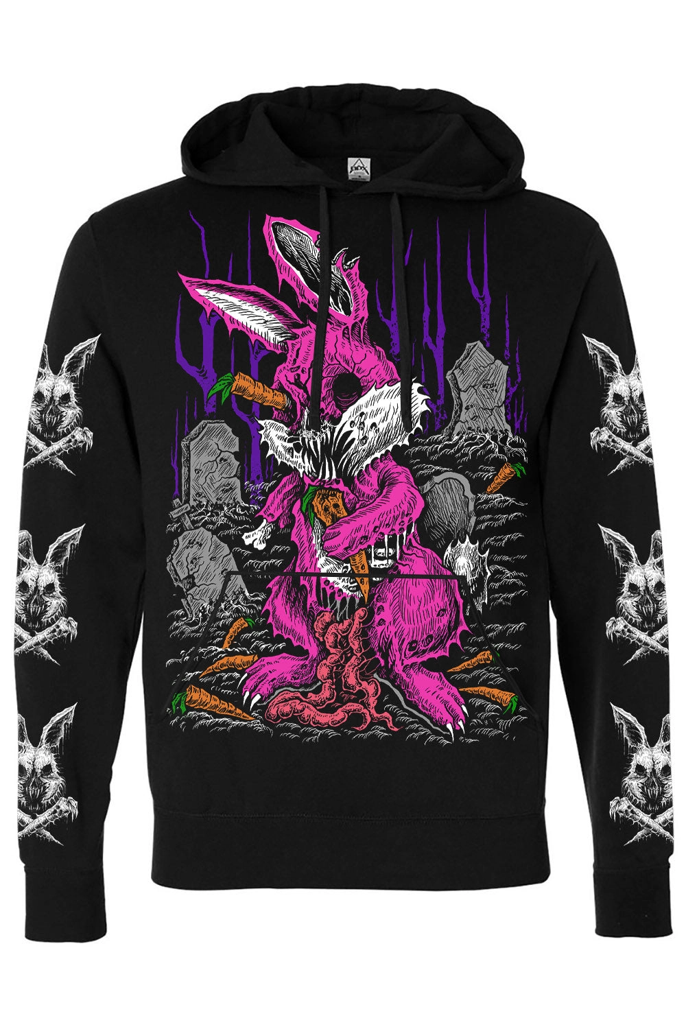 Zombunny Hoodie [Zipper or Pullover] [CREEPY COLOR VERSION]